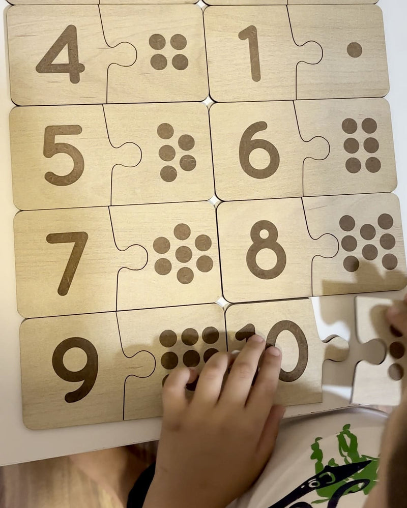 Puzzle sa brojevima (4god+)