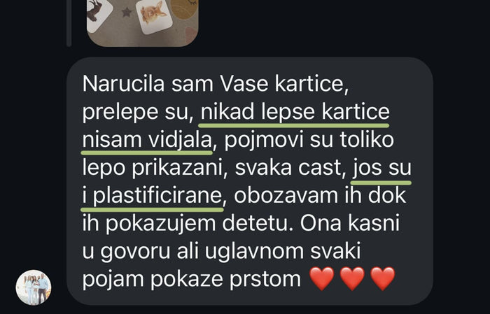 Sanja L. — Set prve reči